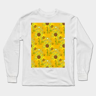 YOU Are My Sunshine Sunflowers Quote Long Sleeve T-Shirt